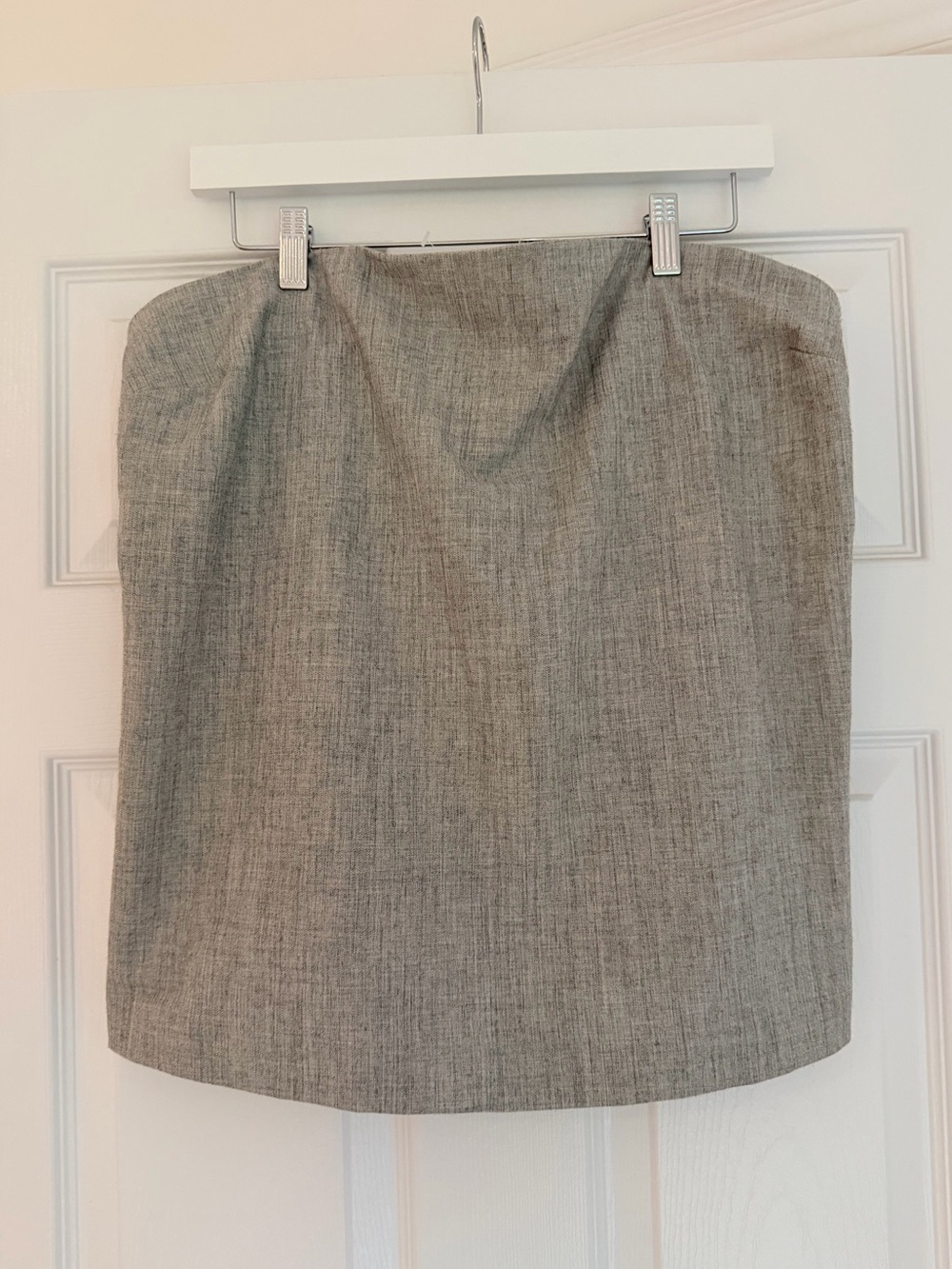 Abercrombie & Fitch Grey Strapless Tube Top XL Y2K